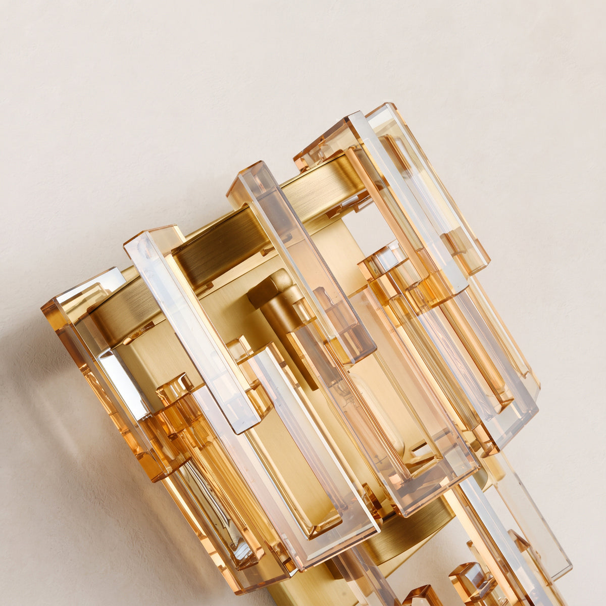 Cirelle Crystal Rectangular Wall Sconce 16.3"H 