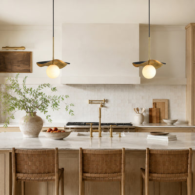 Ondine Alabaster Spherical Pendant Light