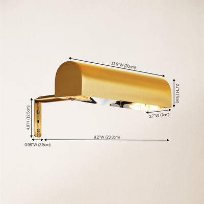 LumiArc Brass Gallery Picture Light 30cm W