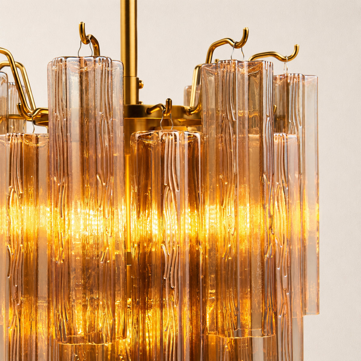 Dawel Glass Round Chandelier 12"D
