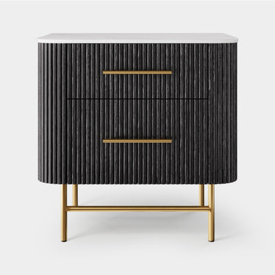 Ewan Sintered Stone Nightstand 26"W
