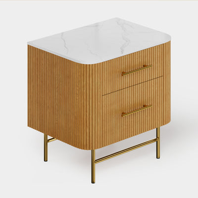 Ewan Sintered Stone Nightstand 26"W