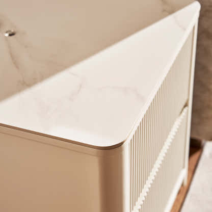 Celia Burnt Stone Nightstand 20"