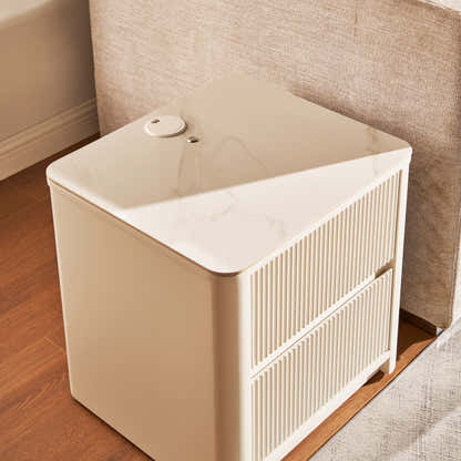 Celia Burnt Stone Nightstand 20"