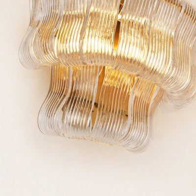 Ondalia Tiered Glass Wall Sconce