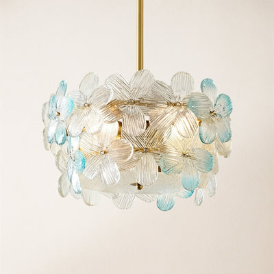 Blumea Cluster Glass Flush Mount