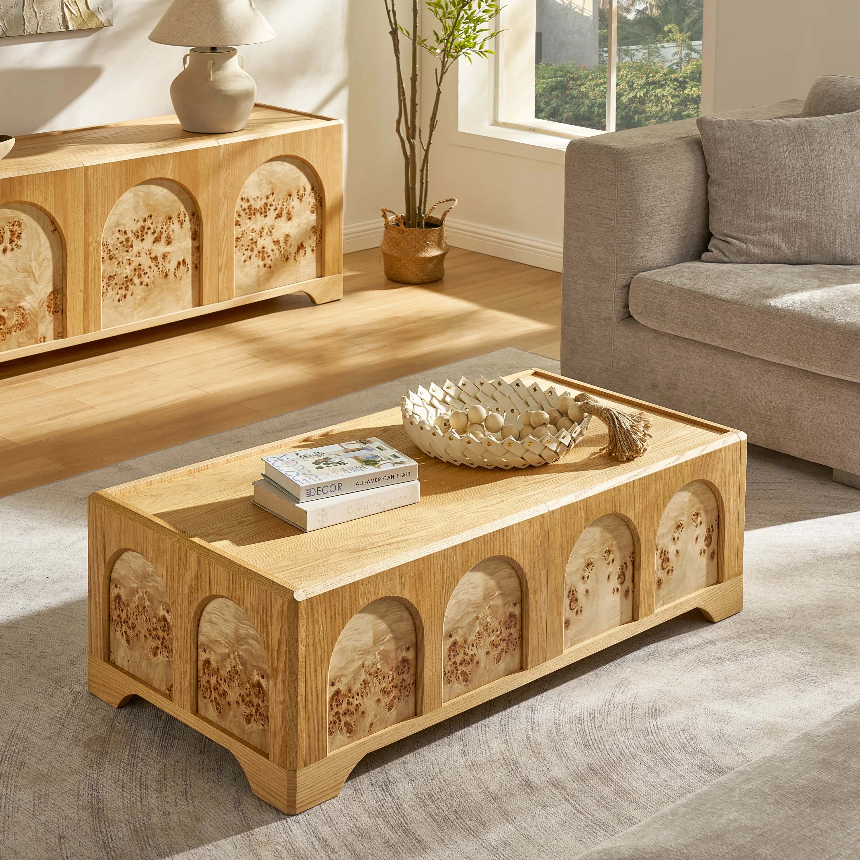 Aurora Oak Coffee Table 120cm