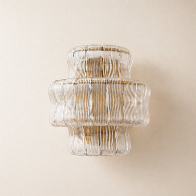 Ondalia Tiered Glass Wall Sconce