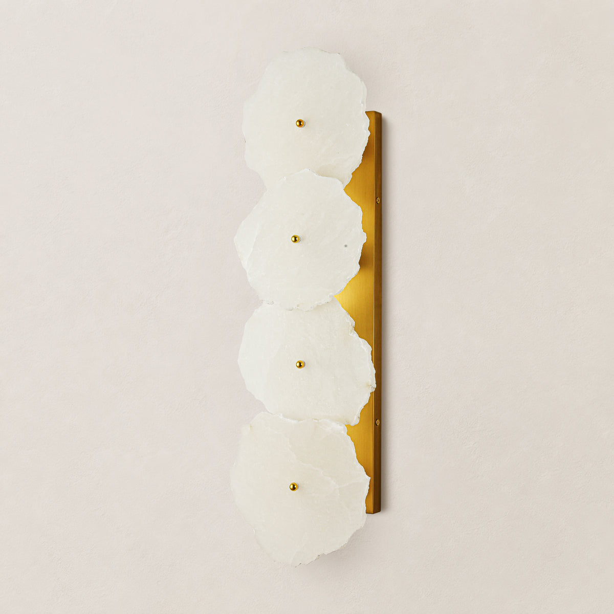 Moira Alabaster 4 Lights Wall Sconce