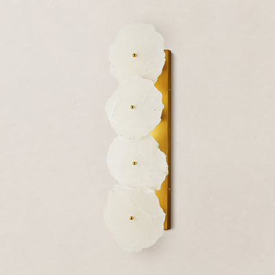 Moira Alabaster 4 Lights Wall Sconce