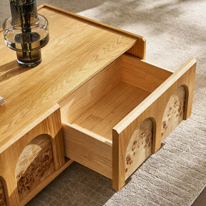 Aurora Oak Coffee Table 120cm