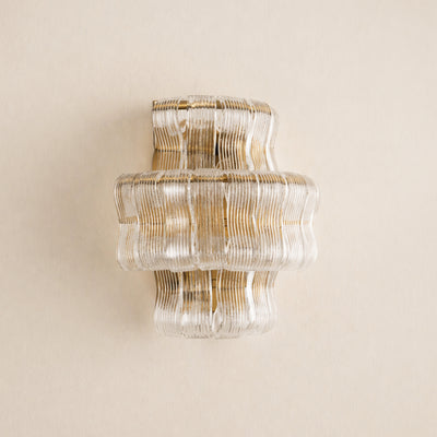 Ondalia Tiered Glass Wall Sconce