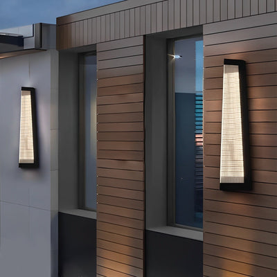 Armorglow Striped Acrylic LED Outdoor Wall Light