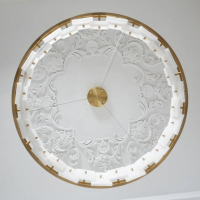 Calia Halo Alabaster Round Chandelier