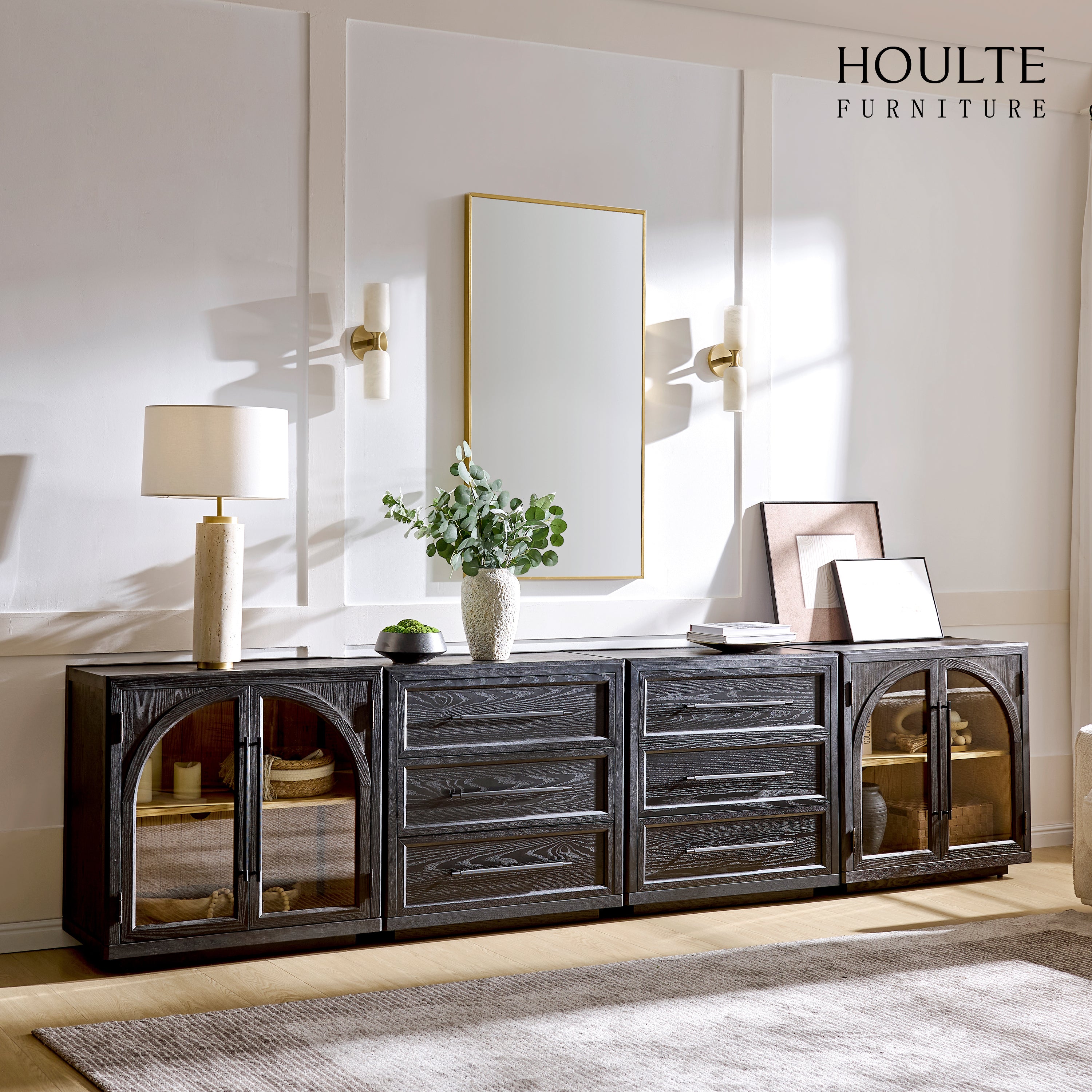 Alvar Arched Modular Media Console（Set of 4）
