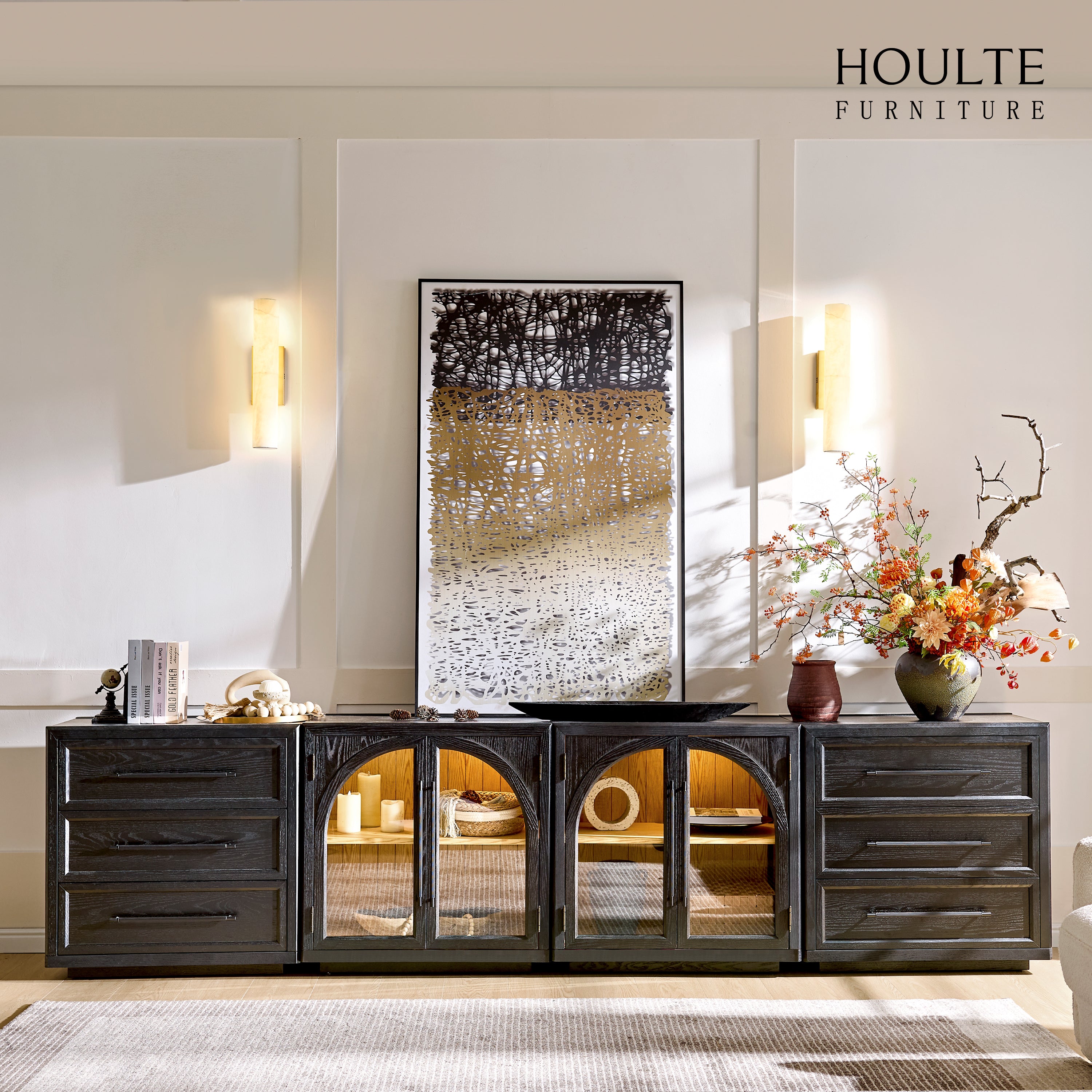 Alvar Arched Modular Media Console（Set of 5）
