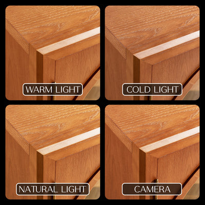 Alvar Arched 91″ Oak Media Console(Set of 3)