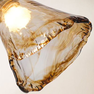 Ambrea Tulip Glass Chandelier