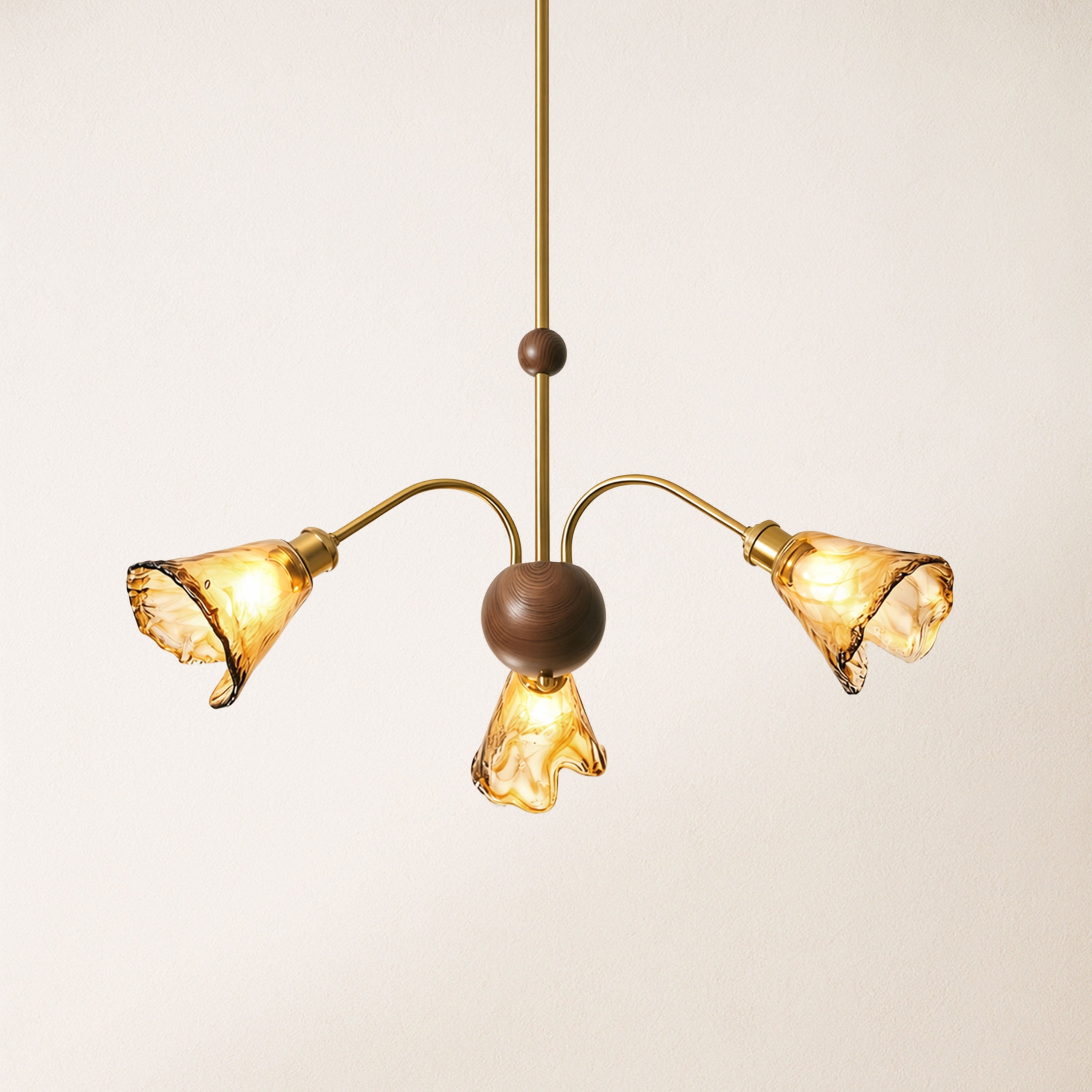Ambrea Tulip Glass Chandelier