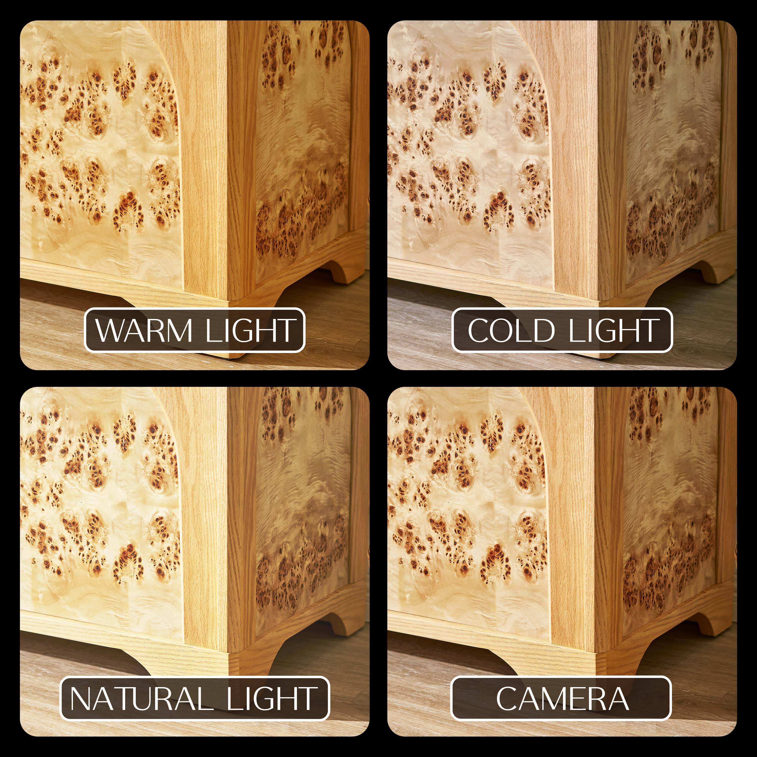 Aurora Oak Coffee Table 120cm