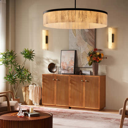 Avery Oak Console 60"W (Set of 2)
