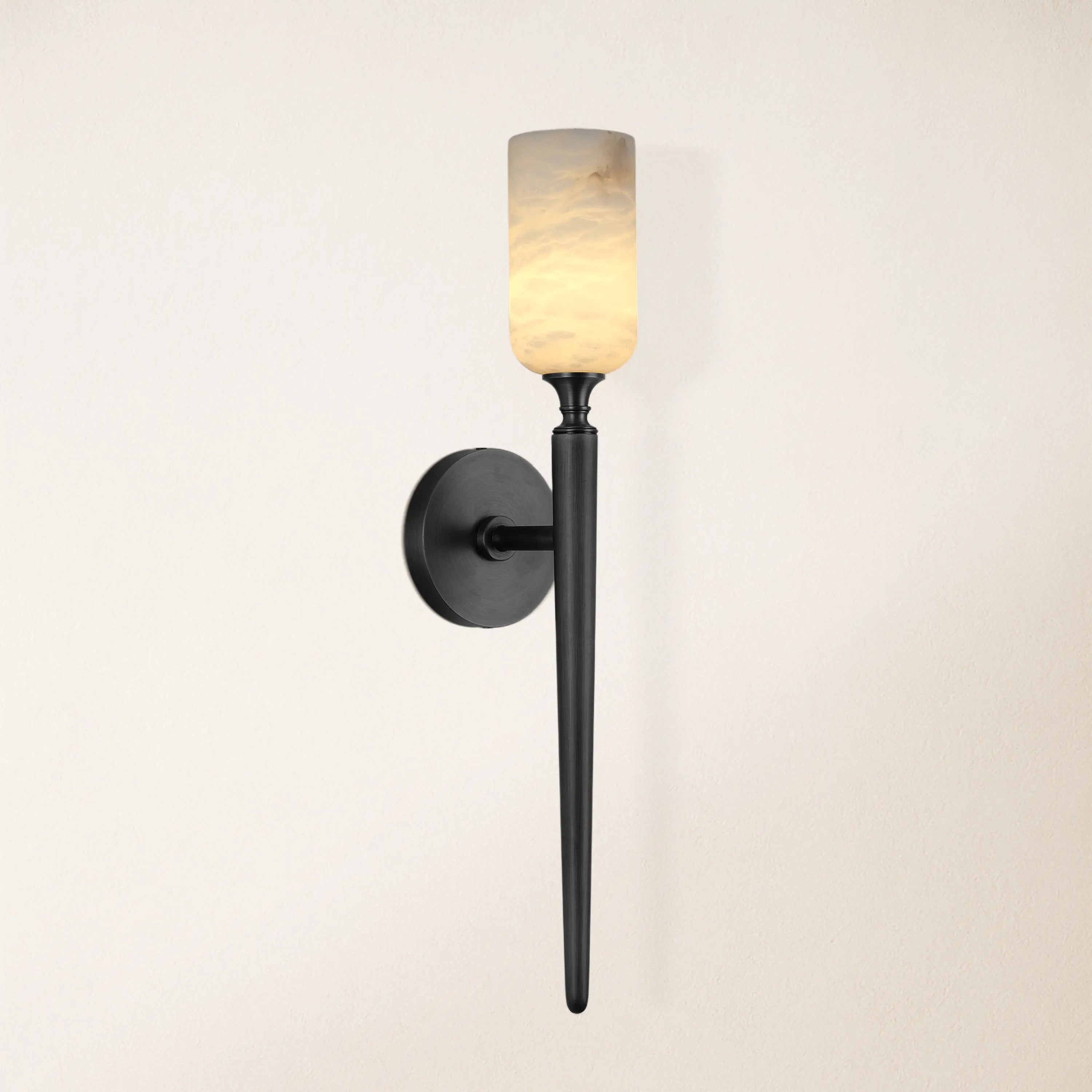 Axis Alabaster 1 Light Wall Sconce 54.8cm
