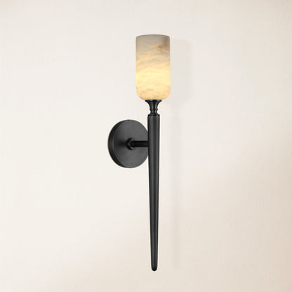 Axis Alabaster 1 Light Wall Sconce 54.8cm