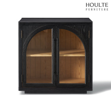 Alvar Arched 31.5″  Oak Storage Cabinet