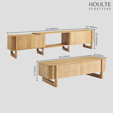Silas Extendable TV Stand 203cm to 280cm