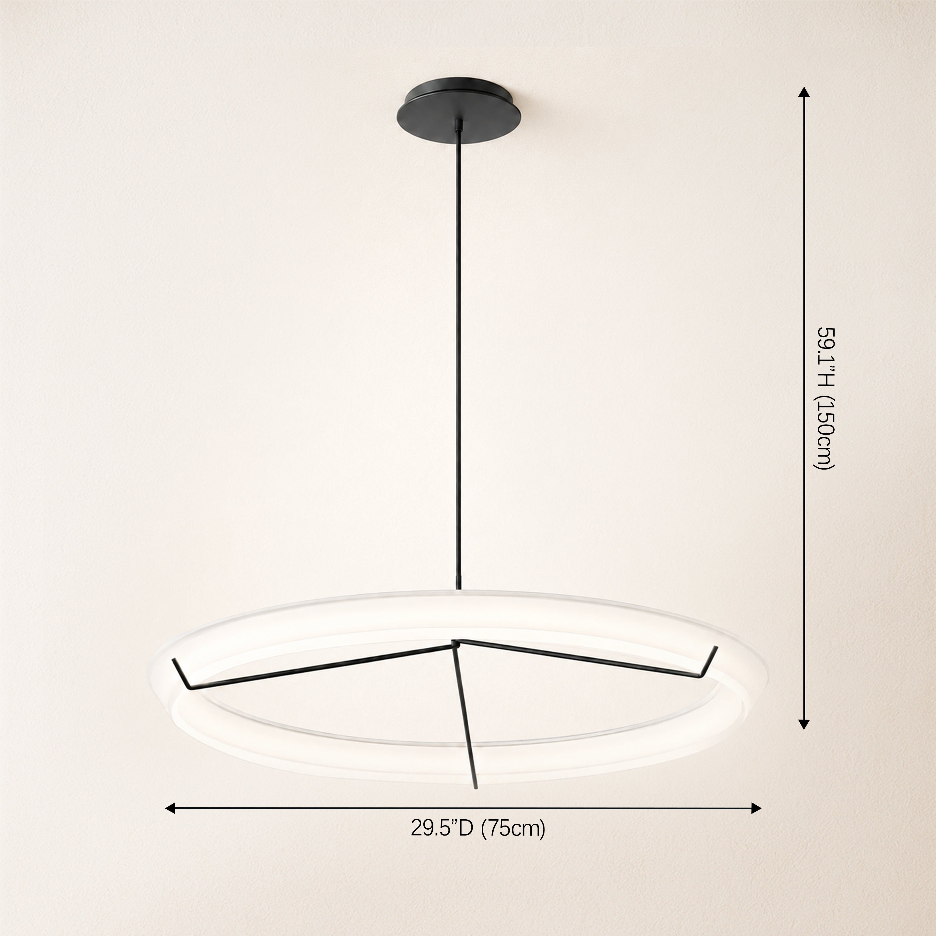 Vellure Acrylic Pendant