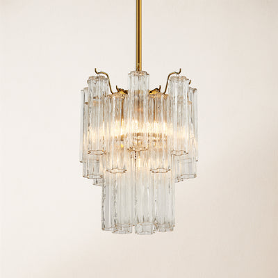 Dawel Glass Round Chandelier 12"D