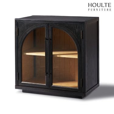Alvar Arched 31.5″  Oak Storage Cabinet