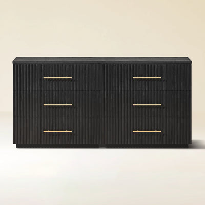 Holt 63“ Oak 6-Drawer Chest(Set of 2)