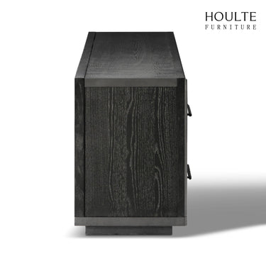 Alvar Oak Media Console and  64" Sideboard