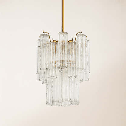 Dawel Glass Round Chandelier 12"D