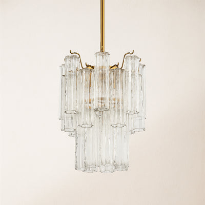 Dawel Glass Round Chandelier 12"D