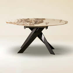 Labarthe Round Sintered Stone Dining Table 160cm