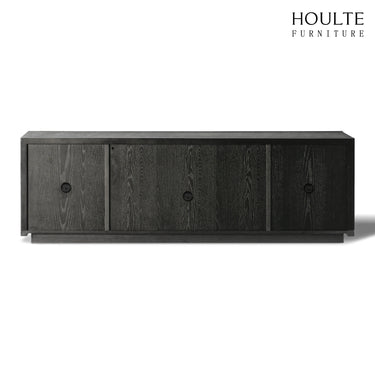 Alvar Oak Media Console and  64" Sideboard