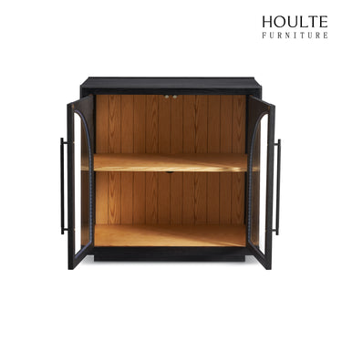 Alvar Arched Oak Storage Cabinet