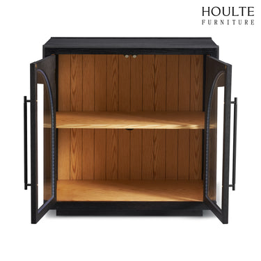 Alvar Arched 31.5″  Oak Storage Cabinet