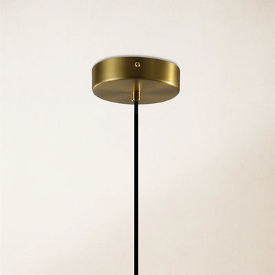 Ares Alabaster Modern Water-Drop Pendant 15cm