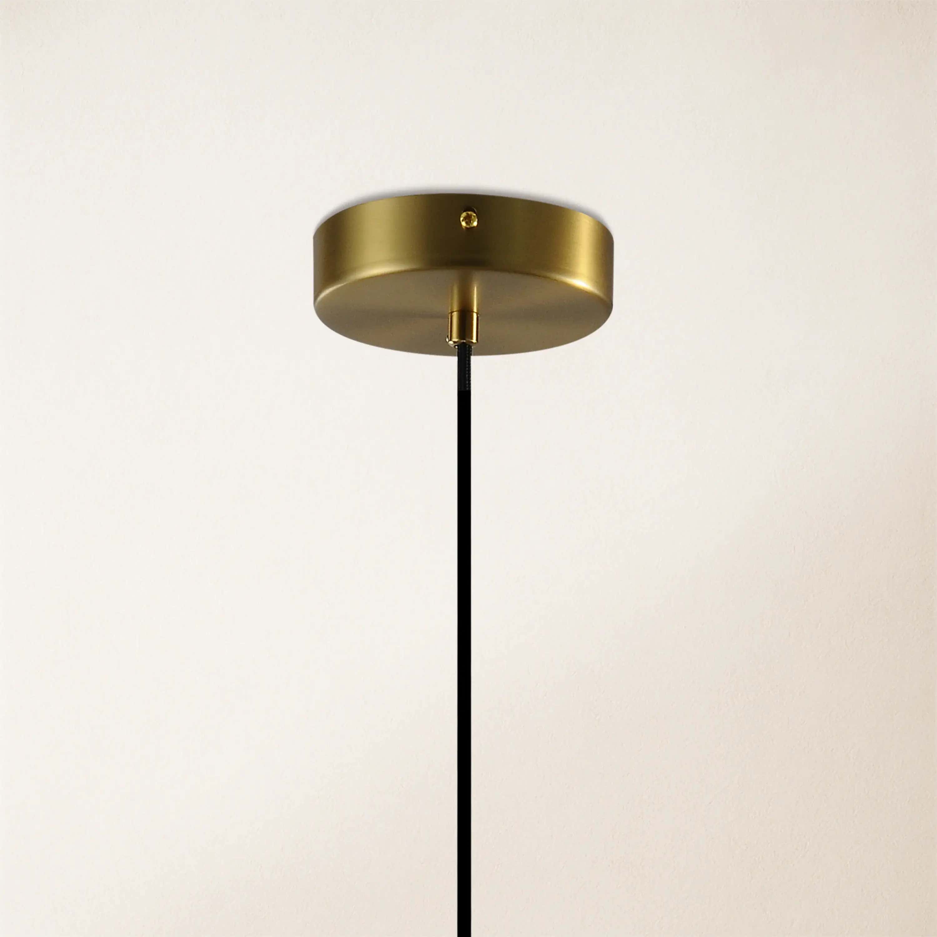 Ares Alabaster Modern Water-Drop Pendant 18cm D