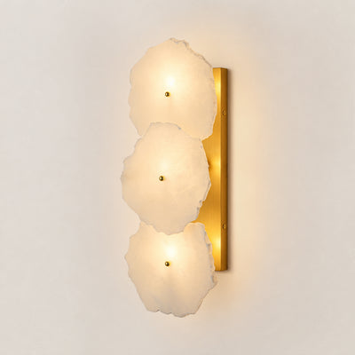 Moira Alabaster 3 Lights Wall Sconce