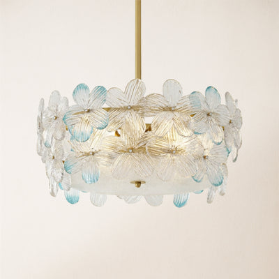 Blumea Cluster Glass Flush Mount