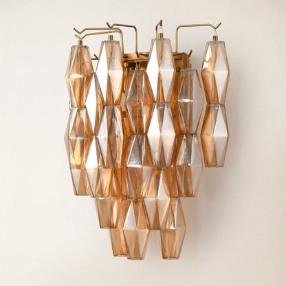 Celestial Drop Glass Wall Sconce 50cm H