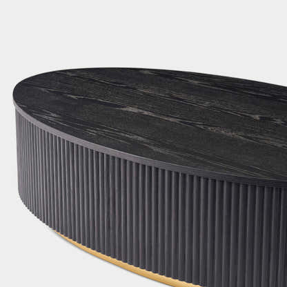 Holton Oak Media Console And Coffee Table Set