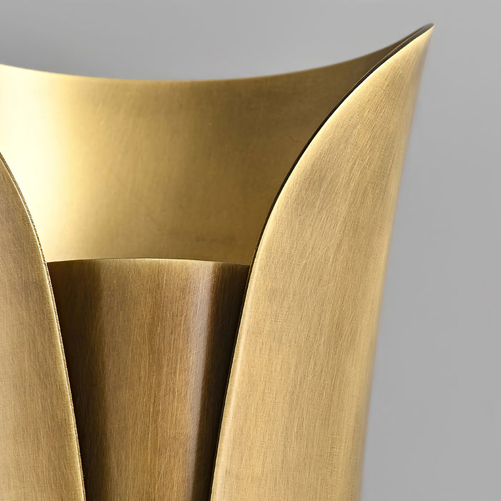Zephyra Brass Hourglass Wall Sconce
