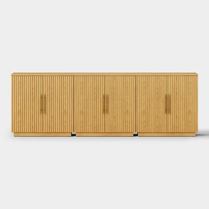 Holt 94.5″ Oak Media Console(Set of 3)