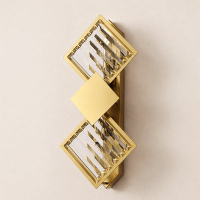 Corvina Crystal Rhombus Wall Sconce