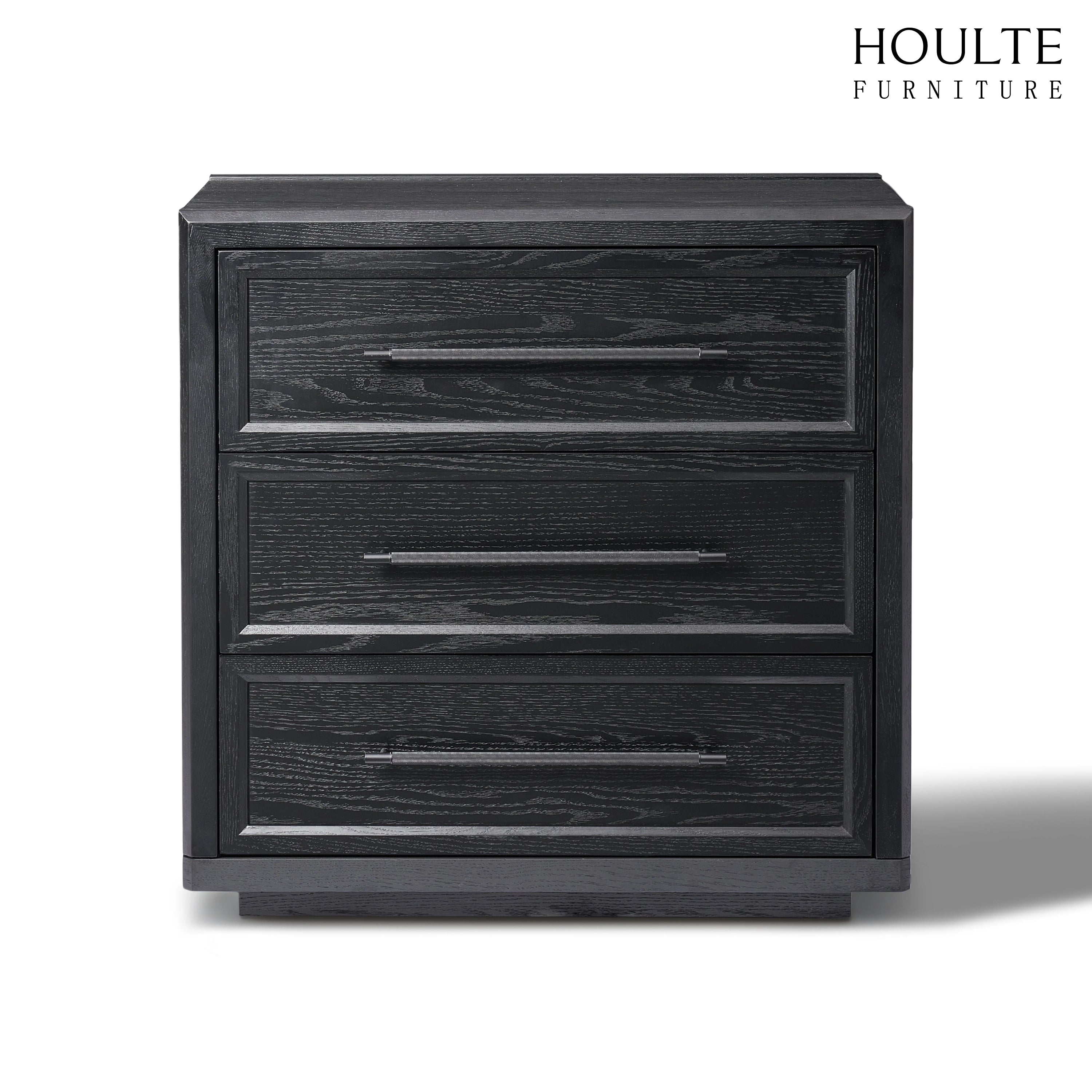 Alvar 32″ Oak 3-Drawer Chest